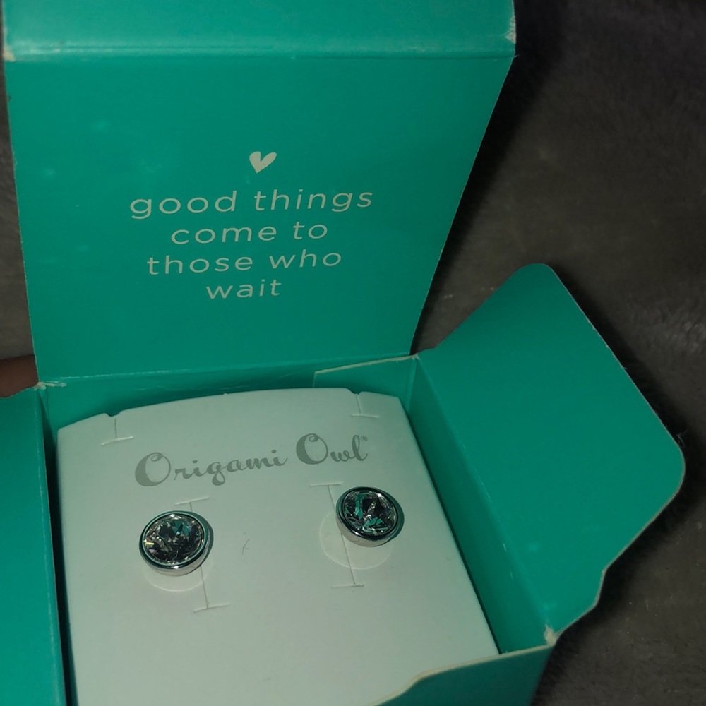 Origami Owl Stud Earrings